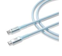 PAEBAI+ 240W USB C to USB C Cable, 6.6FT 2M Braided Type C Charger Cord Fast Charge for iPhone 17 16 Pro Max Samsung Galaxy S25 S24 MacBook Pro Laptops iPad Switch etc