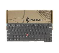 PAEBAI+ Replacement Keyboard for Lenovo ThinkPad T460s T470s with Frame and Pointer, No Backlit
