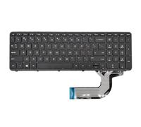 PAEBAI+ Replacement Laptop Keyboard Compatible with HP 350 G1 350 G2 355 G2 752928-001 758027-001 6037B0095501 SG-59840-XUA US Keyboard with Frame