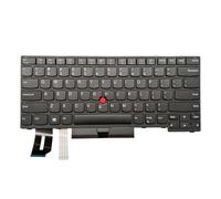 PAEBAI+ Replacement Laptop Keyboard for Lenovo ThinkPad T14 Gen1 T14 Gen2 P14S Gen1 P14s Gen2, Compatible SN20V43688 5N20V43760, with Pointer No Backlight US Layout