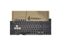 PAEBAI+ Replacement Laptop Keyboard RGB Backlit for ASUS TUF Gaming FA506 FX506 FA706 FX706 Backlight US Layout