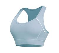 Paeceioni Sports Bras Women High Impact, Seamless Racer Back Padded Support Comfort Bra, Adjustable Running Bra Women High Impact, Ladies Sports Bras for Yoga Gym Workout Fitness Blue(M)