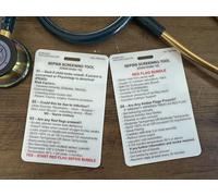 Paediatric Sepsis Screening Tool | Healthcare Educational Reference Card