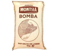 Paella Bomba Rice - Spanish Rice Arroz Bomba D.O.P Delta De Lebre 1kg bag