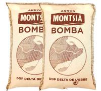 Paella Bomba Rice - Spanish Rice Arroz Bomba D.O.P Delta De Lebre 2x 1kg (2kg)