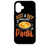 Paella Lover Just A Boy Who Loves Paella Spanish Rice Dish Case for iPhone 16