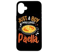Paella Lover Just A Boy Who Loves Paella Spanish Rice Dish Case for iPhone 16 Plus