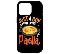Paella Lover Just A Boy Who Loves Paella Spanish Rice Dish Case for iPhone 16 Pro