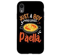 Paella Lover Just A Boy Who Loves Paella Spanish Rice Dish Case for iPhone XR