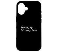 Paella My Culinary Hero Funny Paella Minimalist Typewriting Case for iPhone 16