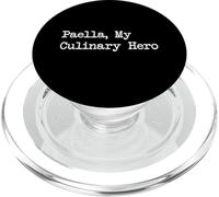 Paella My Culinary Hero Funny Paella Minimalist Typewriting PopSockets PopGrip for MagSafe