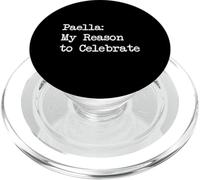 Paella My Reason to Celebrate Funny Paella Minimalist PopSockets PopGrip for MagSafe