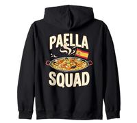 Paella Squad Spanish Food Lovers Cooking Zip Hoodie