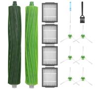 PAEOSL Replacement Accessories for iRobot Roomba E, I & J Series i7 i7+ i2 i3 i3+ i4 i4+ i6 i6+ i8 i8+/Plus j6+ j7 E5 E6 E7,1 Set Rubber Brushes, 4 HEPA Filters,6 Side Brushes