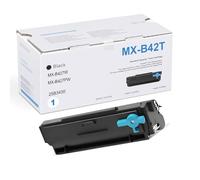 PAESCOY MX-B42T Black Toner Cartridge - 1 Pack 25B3430 Toner Cartridge Replacement For Sharp MX-B427W MX-B427PW Printers,Black-3000 Pages(No Chip)
