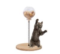 PAETER PETTORE CATTO - PERCHIRABLE TYPABLE CAT | Dog Slow Feeder Ball Dispenser Toys | Spring Ball Cat Toy | Automatic Exercise for Interactive Cats | Automatic Toy