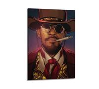 PAEVDIN Django Unchained Poster1 Poster Decorative Painting Canvas Wall Posters And Art Picture Print Modern Family Bedroom Decor Posters 24x36inch(60x90cm)