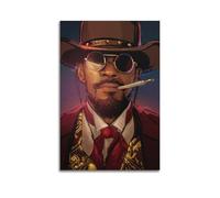 PAEVDIN Django Unchained Poster1 Poster Decorative Painting Canvas Wall Posters And Art Picture Print Modern Family Bedroom Decor Posters 16x24inch(40x60cm)