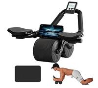 Pafal Elbow Support Automatic Rebound Abdominal Wheel,Ab Roller for Abdominal Exercise Machine,Dolly Core Strengthening Trainer Fitness Belly Training Ab Roller