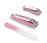 PAFASON Nail Clipper Set Glass Nail File Fingernail and Toenail Cutter