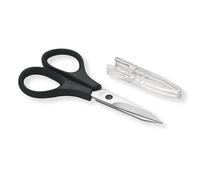 PAFASON Small Stainless Steel Precise Thread Yarn Fabric Detail Paper Cutting Scissor with Safety Cover for DIY Embroidery Quilting Sewing Knitting Crafting Cross Stitch Crochet