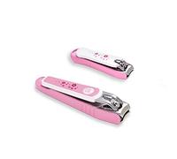 PAFASON Ultra Sharp Stainless Steel Nail Clipper Trimmer Cutter Set with Built-in Nail Catcher & Nail File 2 Pack Fingernail & Toenail Clippers for Men & Women