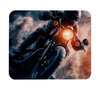 PAFEFO Motorcycle Cool Theme (3) Mouse Pad for Laptop Wireless Mouse Home Office Travel, Portable & Washable
