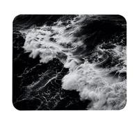 PAFEFO Mouse Pad Sea Ocean Waves (1) Computer Mouse Mat with Anti-Slip Rubber Base, Easy Gliding, Spill-Resistant Surface, Durable Portable