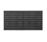 PAFEN Wall Shelf Storage Shelf 772 x 390 mm 2 x Mounting Wall 386 x 390 mm Tool Wall Perforated Wall Workshop Wall Made of Plastic