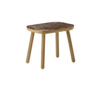 Paff Side Table High Oak/Emperador