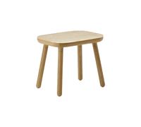 Paff Side Table High Oak/Travertine