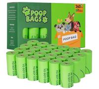 PAG-Mass 24 Rolls 360 Counts of Biodegradable Dog Poo Bags,Extra Thick Strong 100% Leak Proof Poop Waste Bag Refill Rolls for Dogs,Jasmine Scented(Green)
