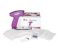 PAG Price Label Gun Set Clothes Standard Tagging Gun Retail Price Tag Attacher Gun with 5 Needles and 2000 50mm Plastic Barbs Fasteners for Store Warehouse Consignment Yard Sale