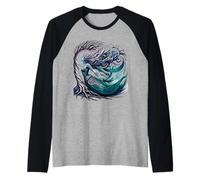 Pagan Elder Tree Paganism Yin Yang Witch Tree of Magic Raglan Baseball Tee