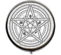 Pagan Protection Talisman Witch Jewelry Nature Jewelry Magic Rune Amulet Paganism Jewelry - Art Photo Pill Box - Charm Pill Box - Glass Candy Box