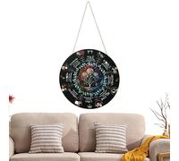 Pagan Sabbath Wheel of the Year Wooden Sign - Table of