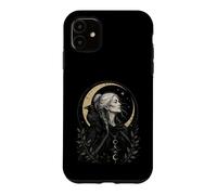 Pagan Triple Goddess Crone Raven Energy Wise Unbothered Tee Case for iPhone 11