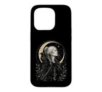Pagan Triple Goddess Crone Raven Energy Wise Unbothered Tee Case for iPhone 15 Pro