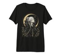 Pagan Triple Goddess Crone Raven Energy Wise Unbothered Tee Premium T-Shirt