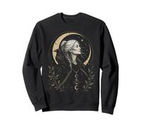 Pagan Triple Goddess Crone Raven Energy Wise Unbothered Tee Sweatshirt