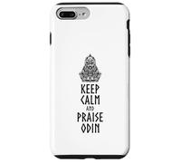 Pagan Viking Mythology - Keep Calm And Praise Odin - Norse Case for iPhone 7 Plus/8 Plus