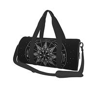 Pagan Wheel of The Year On Space Travel Duffel Bags Gym Sports Luggage Large Travel Tote Bag Overnight Weekend Bags for Man and Women