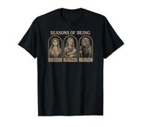 Pagan Wiccan Triple Goddess Seasons Maiden Mother Crone Tee T-Shirt
