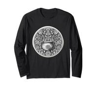 Pagan Witch Mystical Cauldron for Magic Seeker Long Sleeve T-Shirt