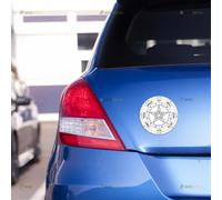 Pagan Year Wheel Celtic Car Magnet Sticker Magnetic Decal - 2 Pack Reflective 10.2cm - for Truck Door Fridge Reusable Waterproof