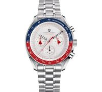 Pagani Design 1701 Watches for Men, Chronograph, VK63 Japanese Quartz Movement, Stainless Steel Bracelet, Water Resistant to 330 Feet（100m）, Sapphire Glass Sports Watch for Men.