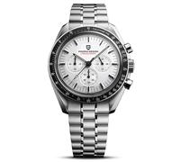 Pagani Design 1701 Watches for Men, Chronograph, VK63 Japanese Quartz Movement, Stainless Steel Bracelet, Water Resistant to 330 Feet(100m), Sapphire Glass Sports Watch for Men. (Bright Moon)