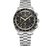 Pagani Design 1701 Watches for Men, Chronograph, VK63 Japanese Quartz Movement, Stainless Steel Bracelet, Water Resistant to 330 Feet（100m）, Sapphire Glass Sports Watch for Men.