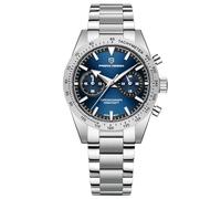 Pagani Design 1766 Men's Chronograph Watch Stainless Steel Fashion Chronograph Watch VK64 Quartz Movement 40 mm Case 100 m Waterproof Luminous Hands Arrows, blue, Bracelet