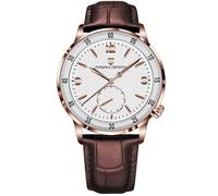 Pagani Design 1790 Men's Watch, 42 mm Automatic Mechanical Watches, 100 m Waterproof Luxury Watch for Men, Easy to Read Large Dial Leather Strap Watch, 1790 rose gold white, Classic